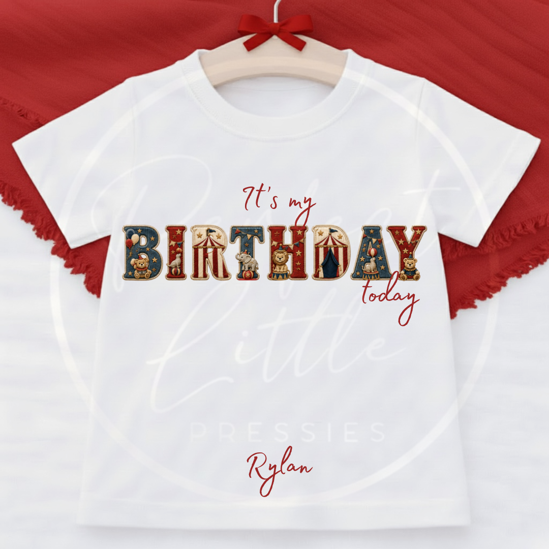 Kids - Birthday T-Shirt Vintage Circus Designs