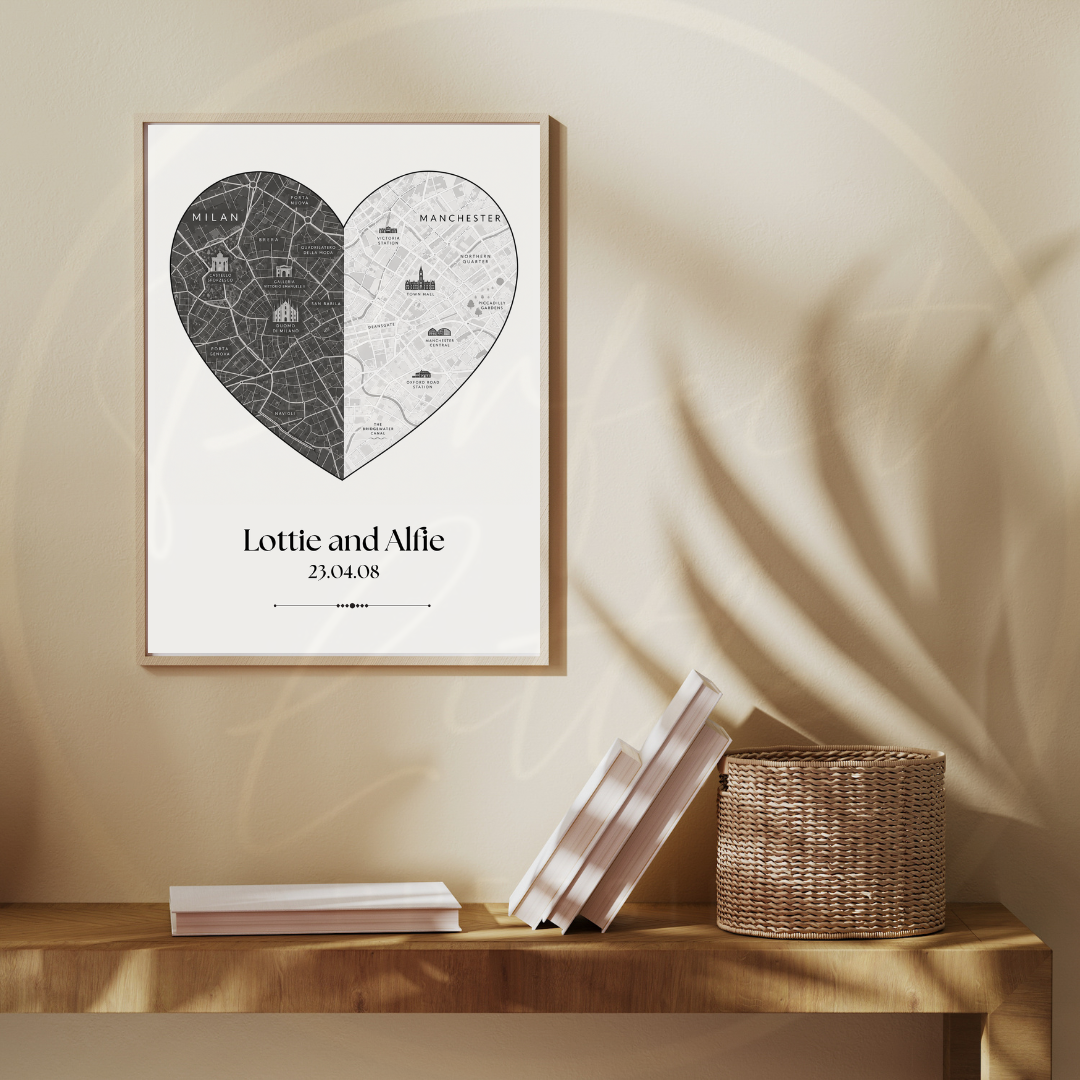 PAY WHAT YOU CAN AFFORD - Digital Download Heart Map