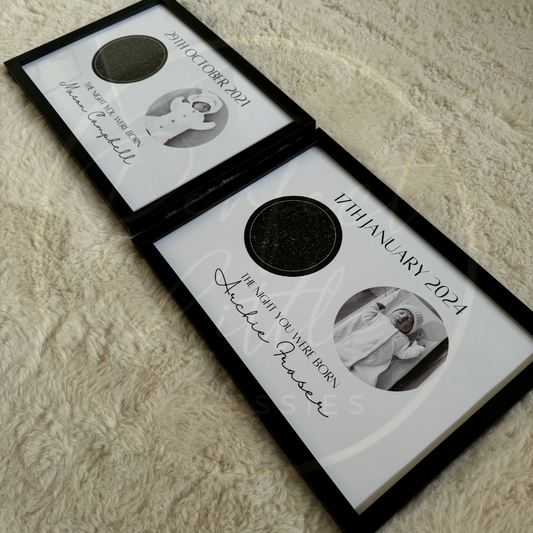 Night You Were Born Star Map Custom Print