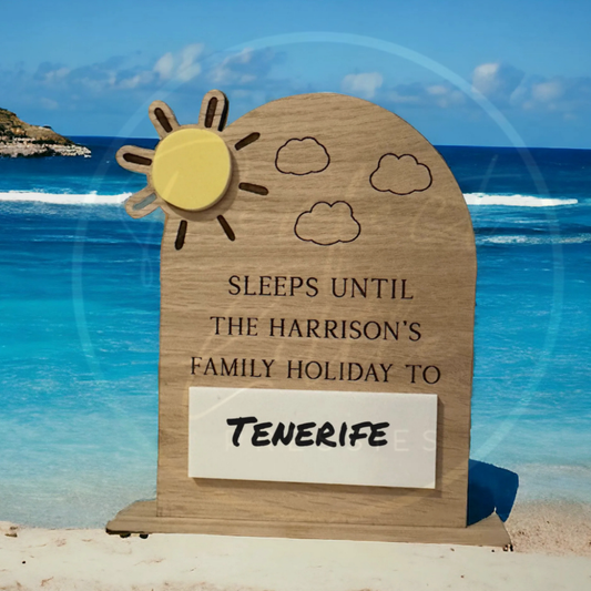 Family Holiday Countdown - Sun Whiteboard Design 2