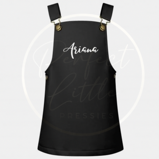 Girls Fleece Dungaree Dress