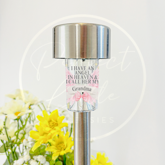 Memorial Solar Light Stake - Angel In Heaven
