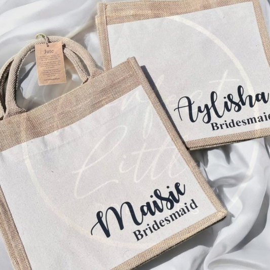 Custom Bridal Party Tote Bag