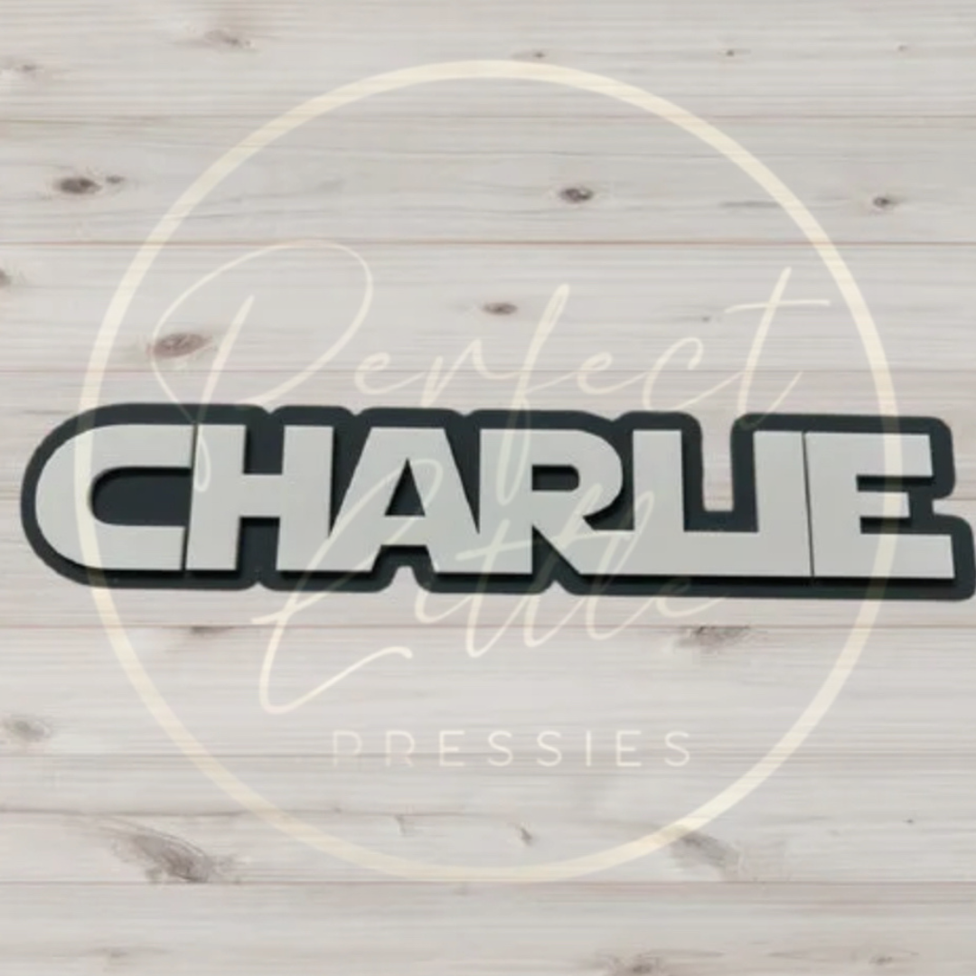 3D Acrylic Name Sign