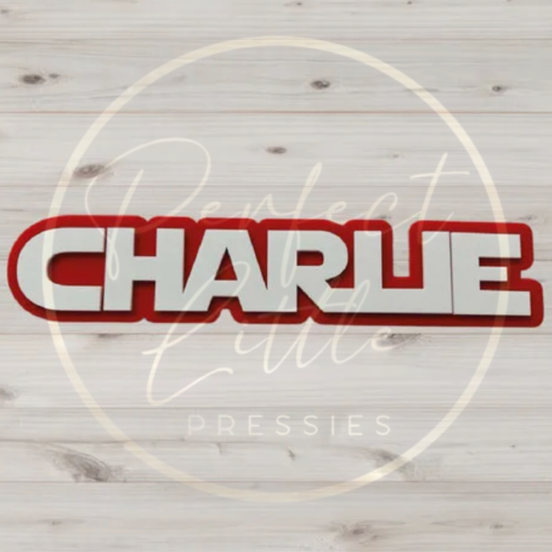 3D Acrylic Name Sign