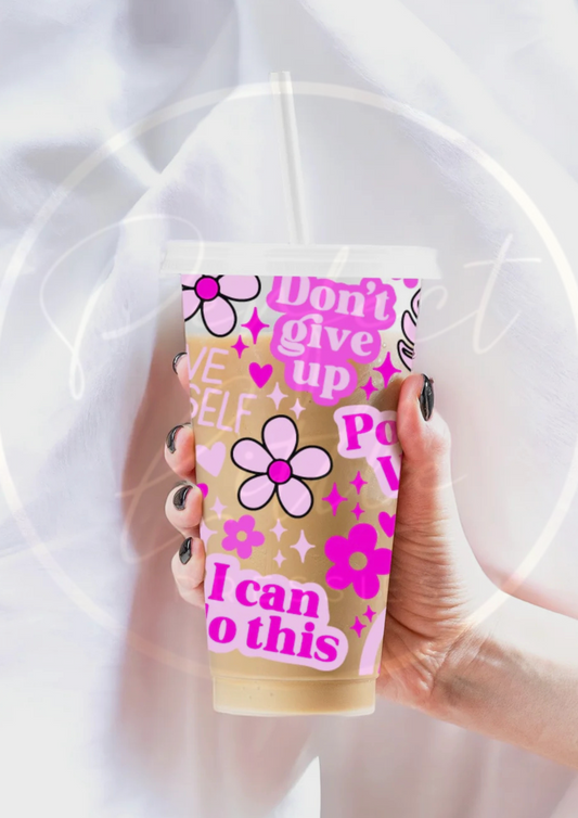 Positivity Design - 24oz Cold Cup Design