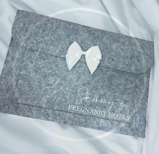 Felt Baby Notes Folder