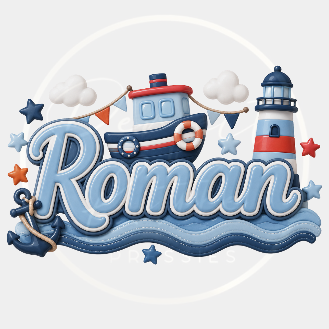 CUSTOM ADHESIVE DECAL - Little Sailor