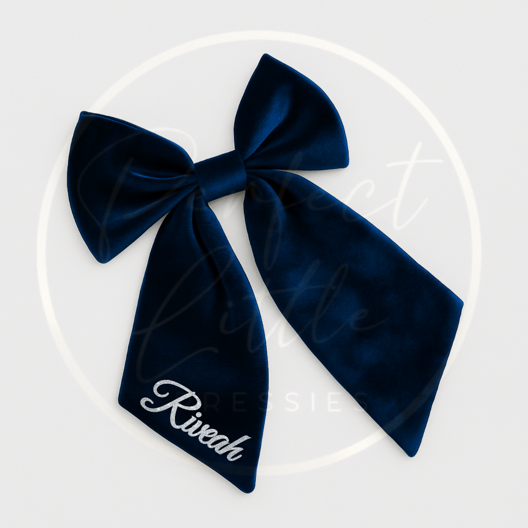 Christmas Hair Bows - XL Velvet