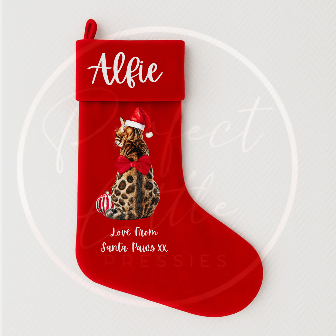 Christmas Stocking - Cat Designs