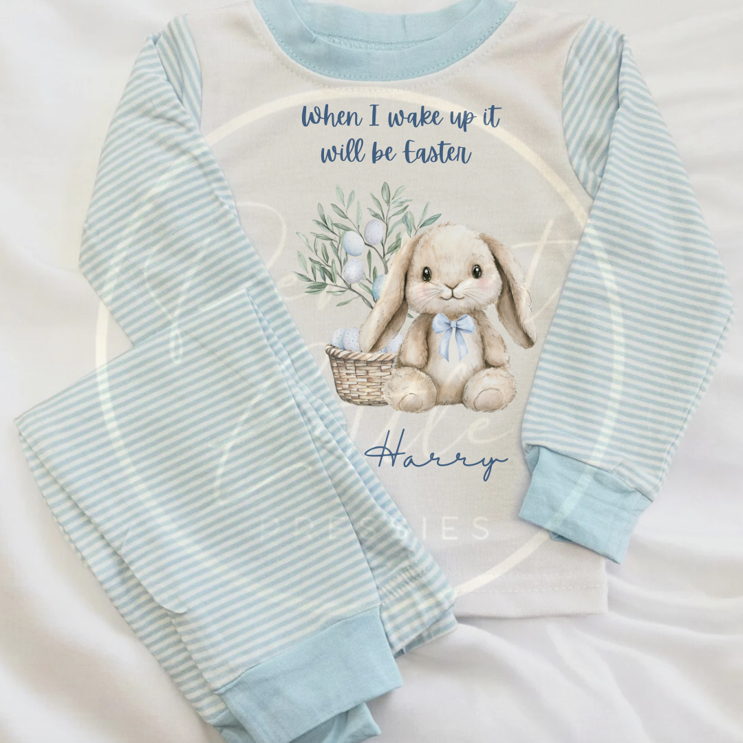 Easter - When I Wake Up Soft Egg Bunny Pyjamas