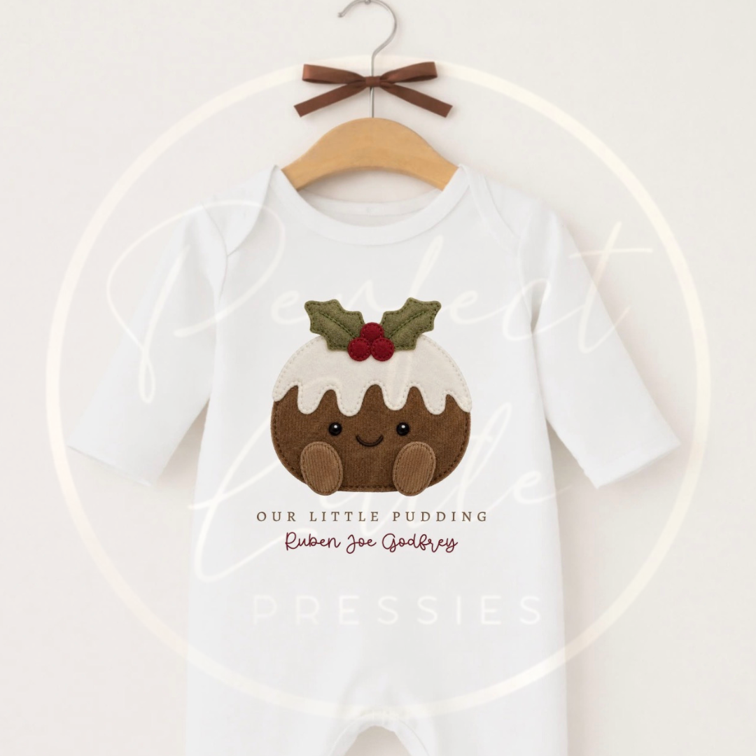 Sleepsuit - Christmas Pudding