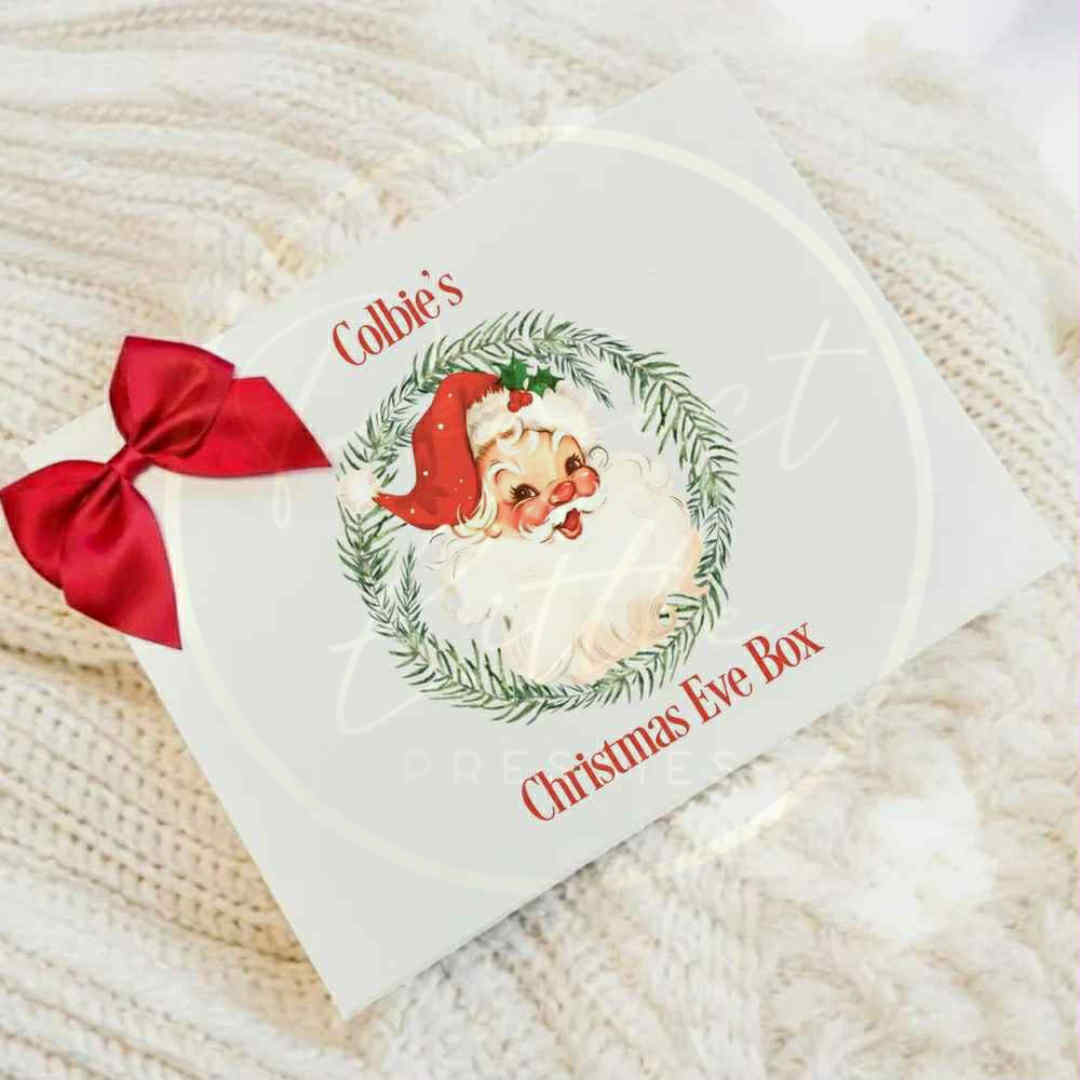 Christmas Box - Santa Wreath