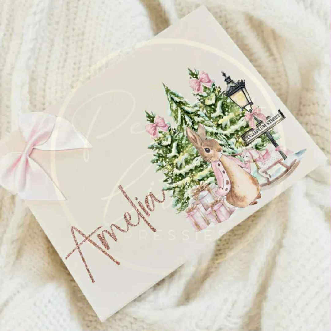 Christmas Box - Pink Bunny Sugarplum Street