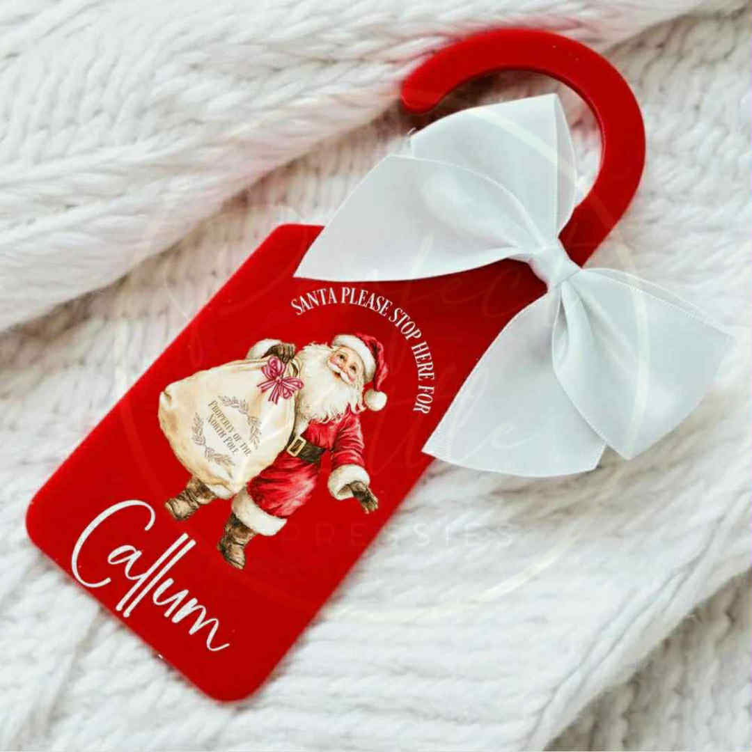 Christmas Door Hanger - Santa Sack