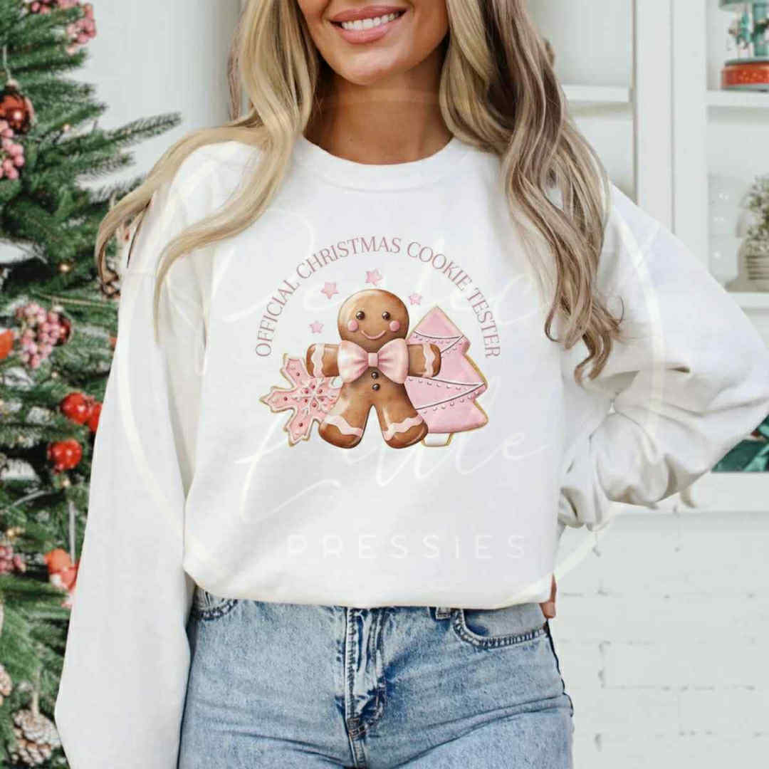 Christmas Women's Sweatshirt - Cookie Tester