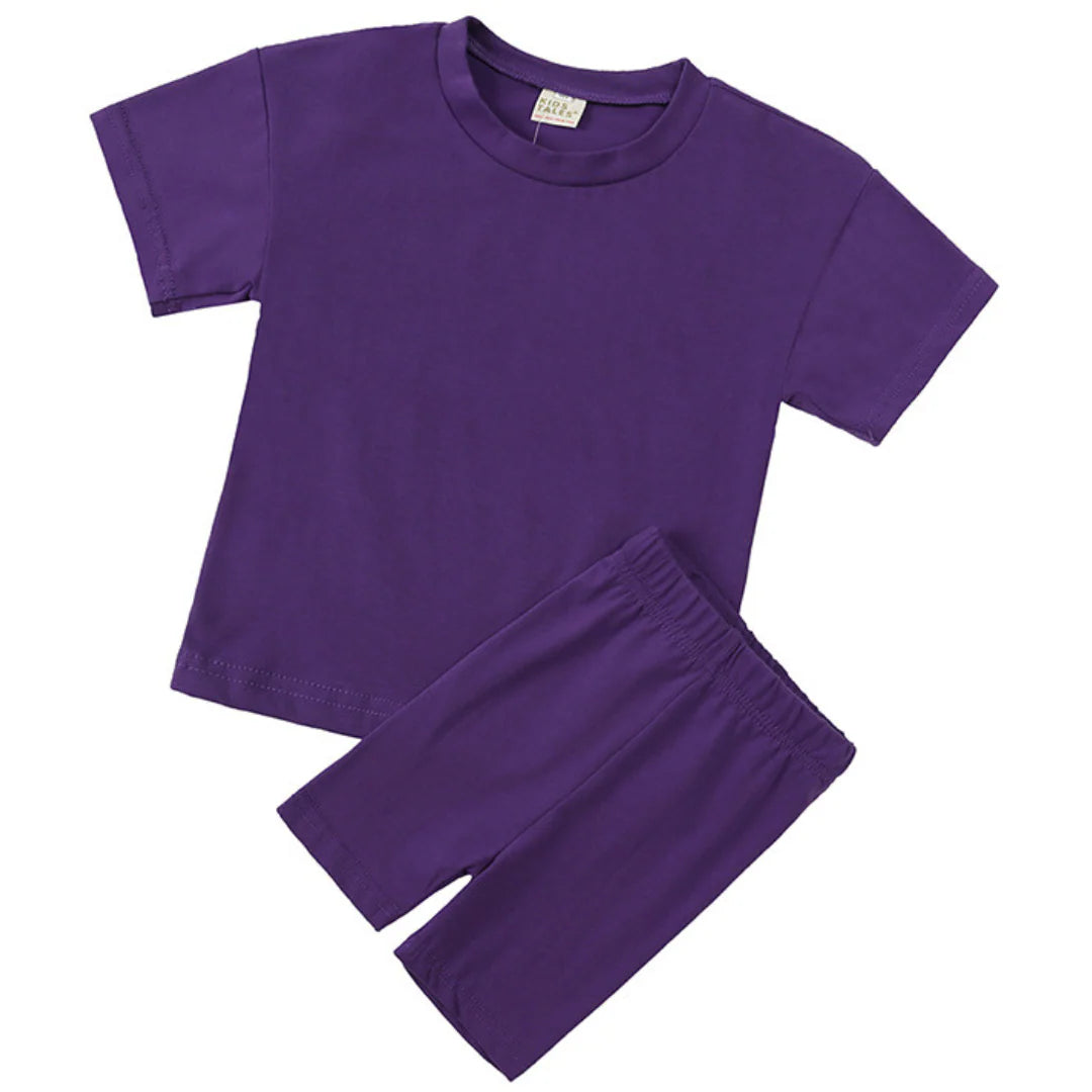 Kids T/Cycling Short Set (Younger Sizes)