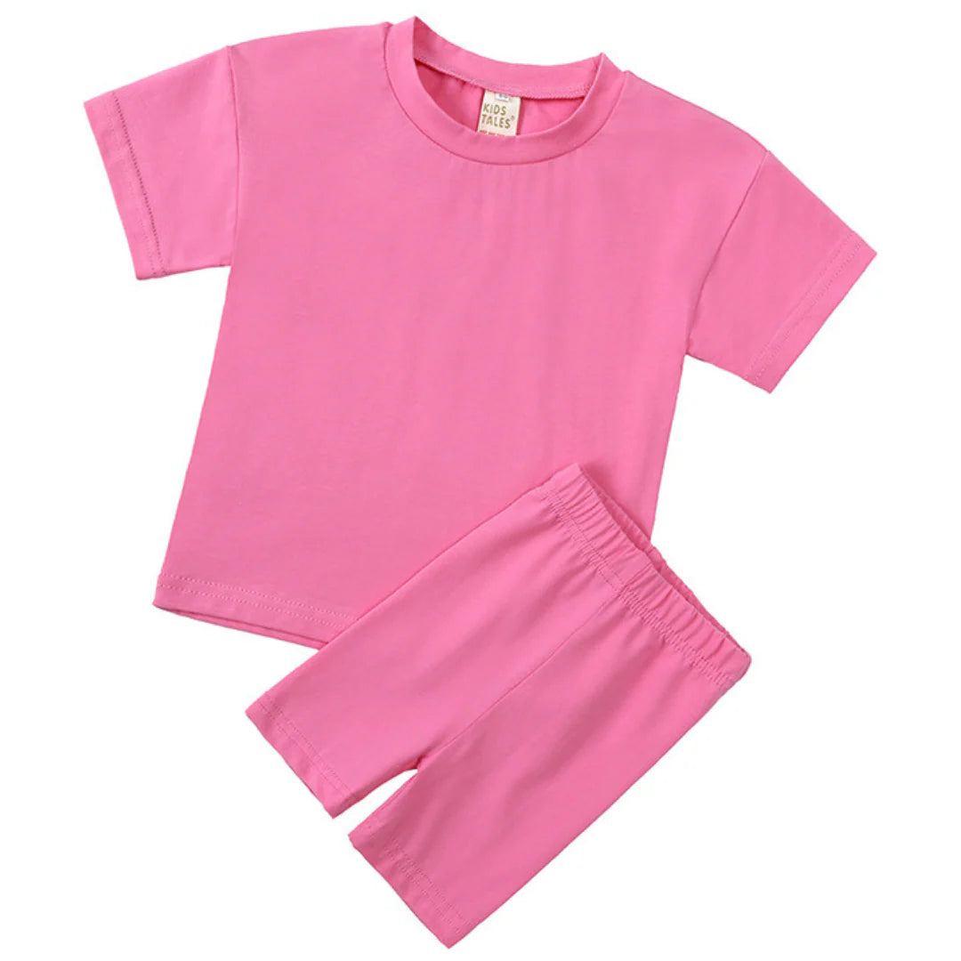 Kids T/Cycling Short Set (Younger Sizes)