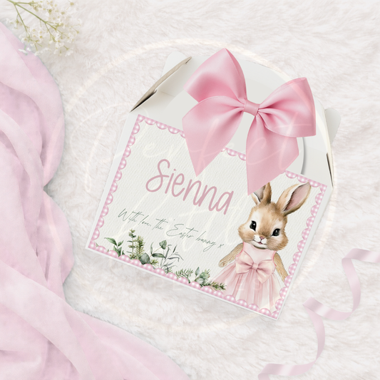Easter - Pink Bunny Treat Box