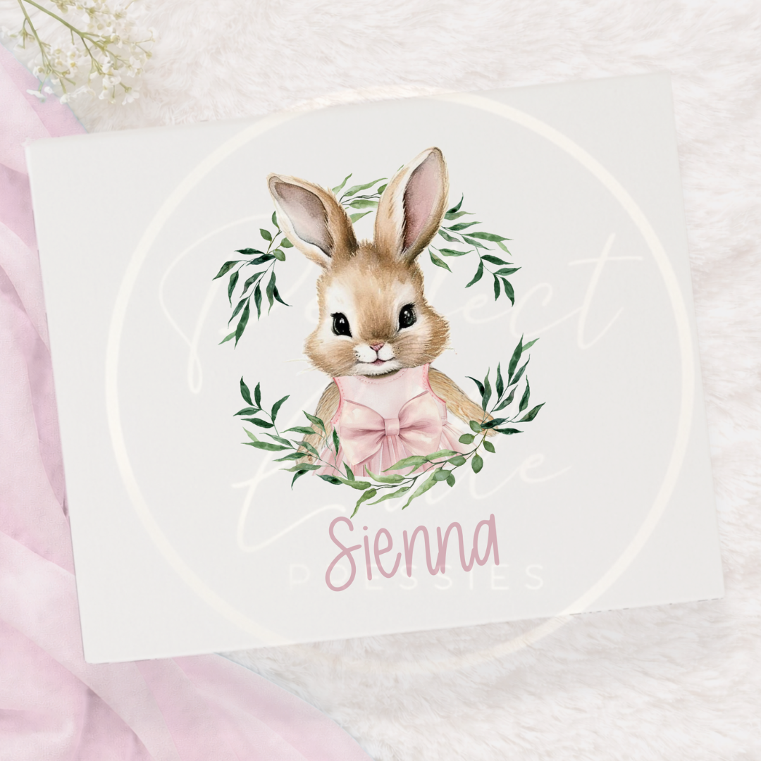 Easter - Pink Bunny Wreath Box