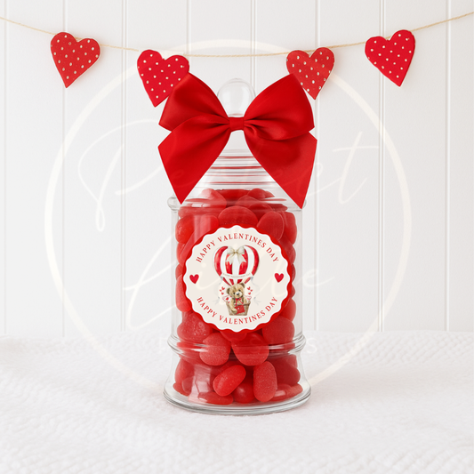 Valentines - Sweet Jar Hot Air Balloon