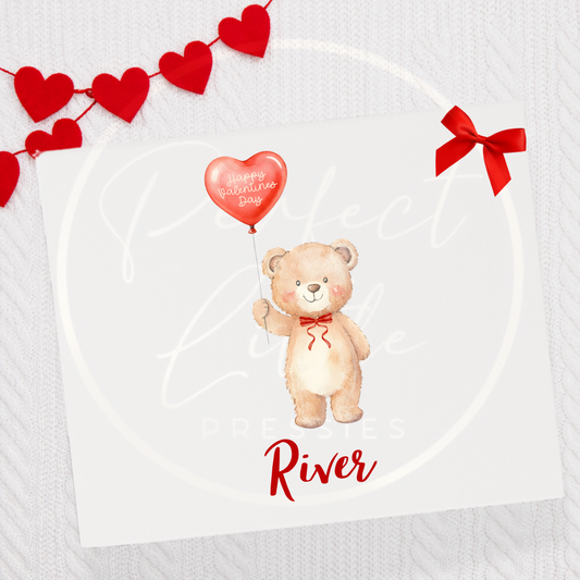 Valentines - Bear Balloon Box