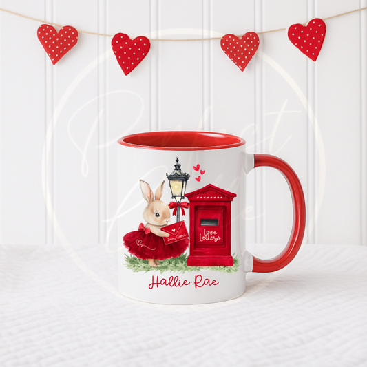 Valentines - Bunny Love Letter Mug