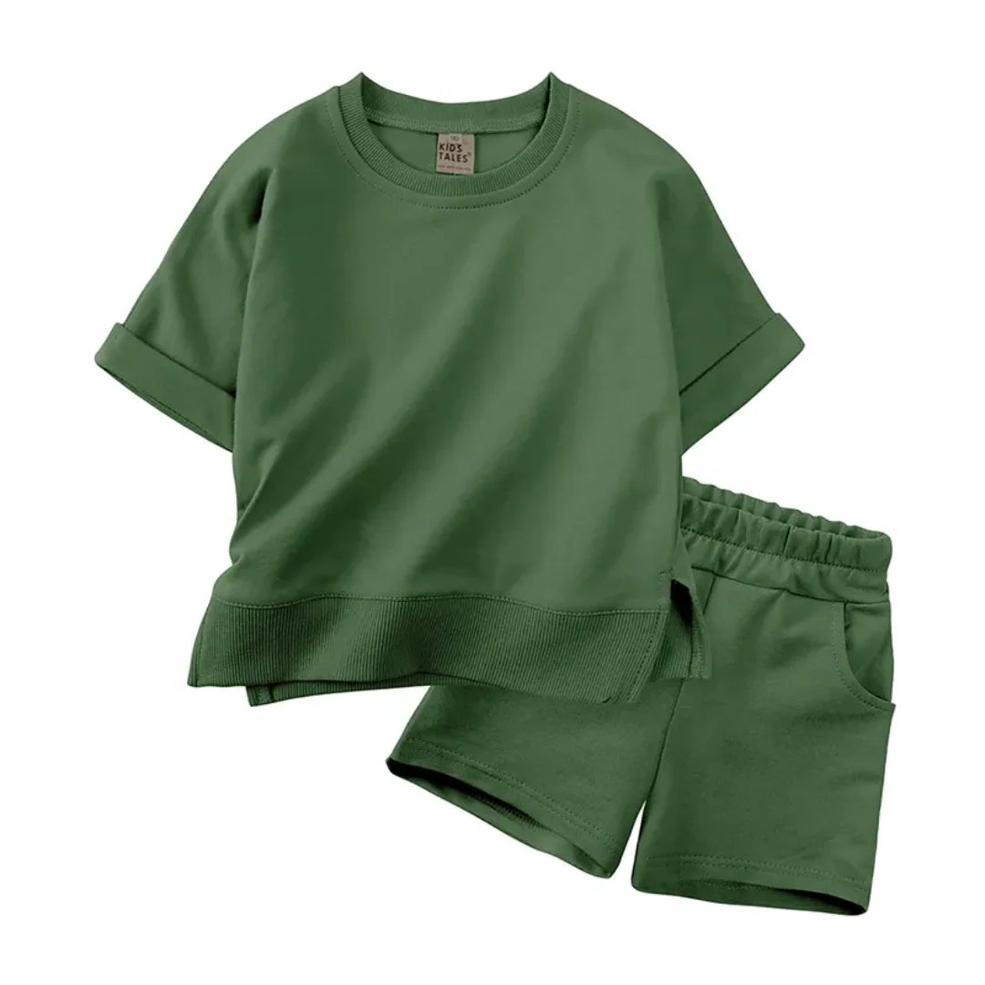 Kids Spring Shorts/T Set