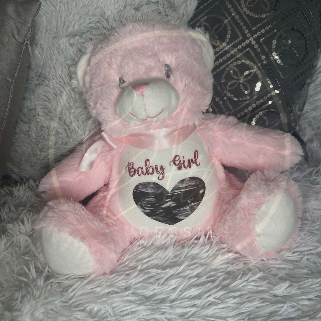 Baby Scan Photo Teddy Bear