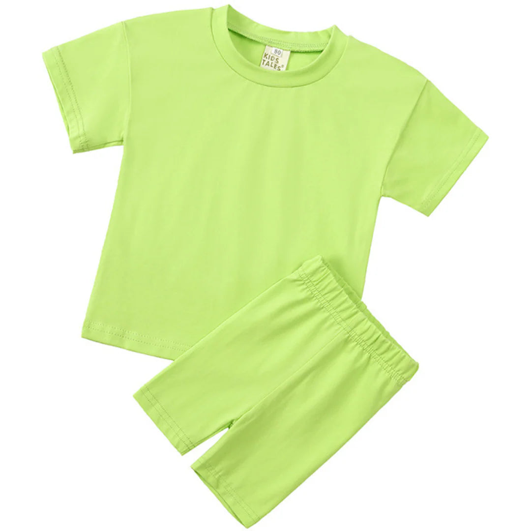 Kids T/Cycling Short Set (Younger Sizes)