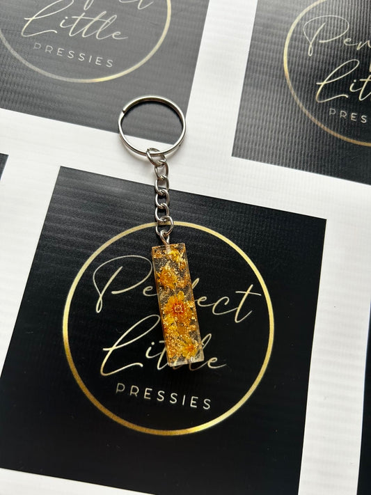 Resin Keyring - Marigold I