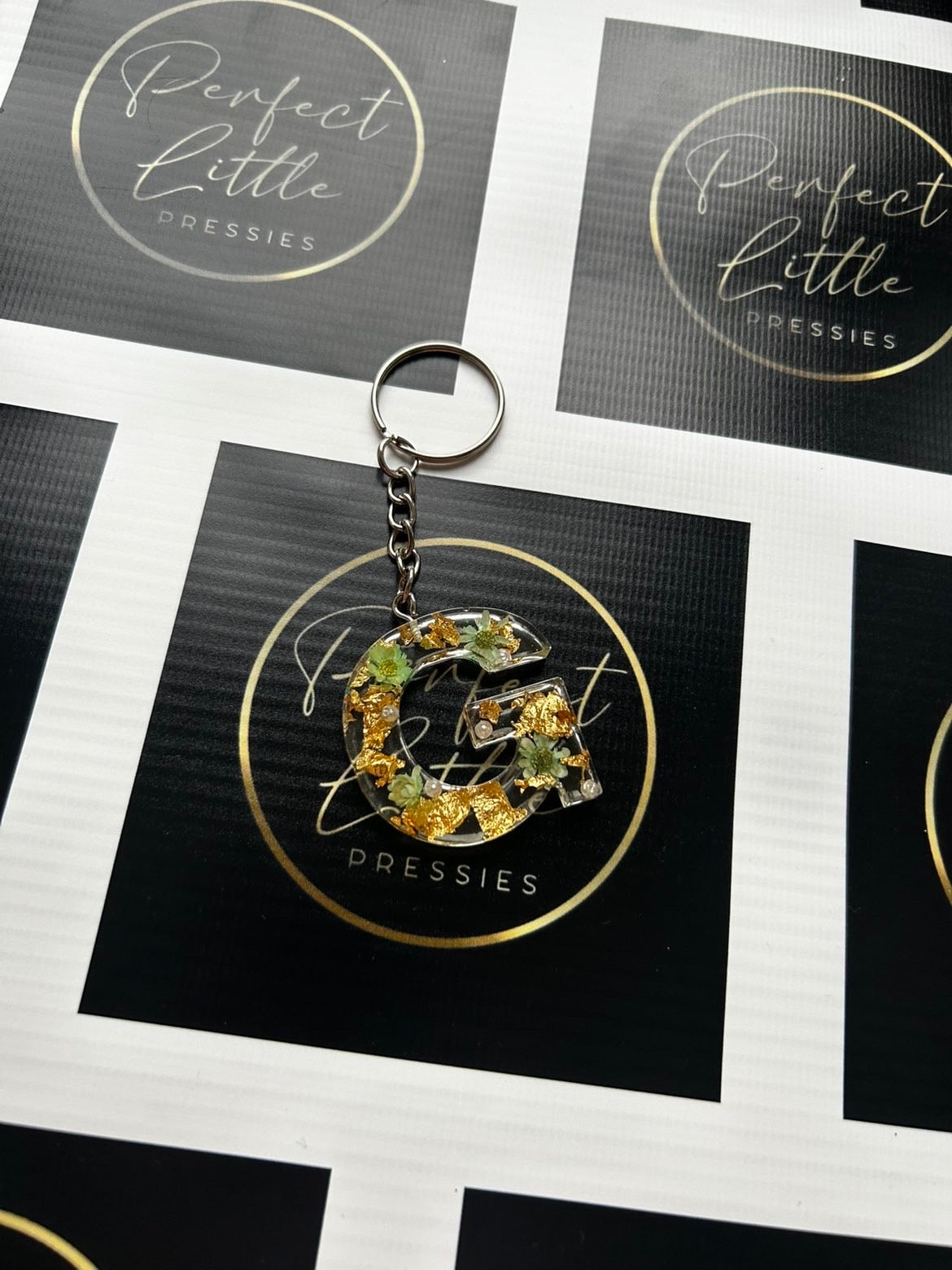 Resin Keyring - Sage G