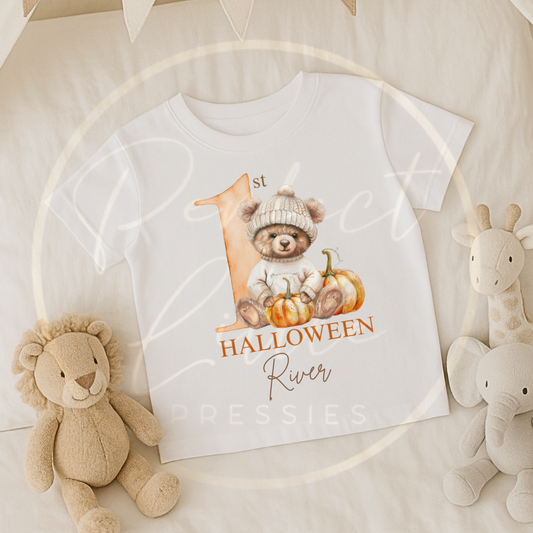 1st Halloween Kids Bear T-Shirt