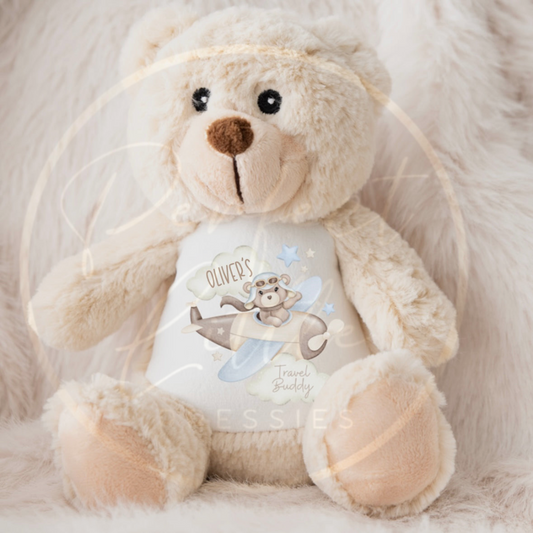 Teddy - Blue Travel Buddy