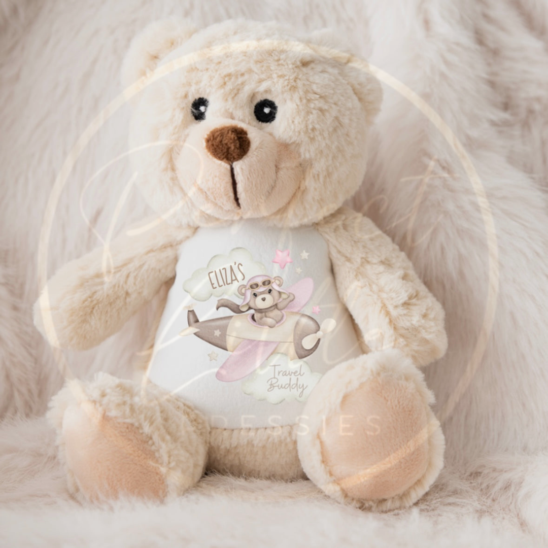 Teddy - Pink Travel Buddy