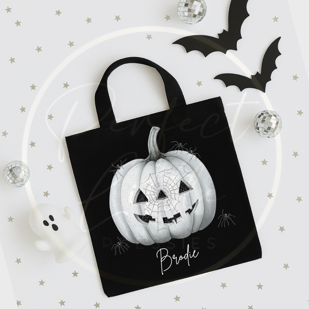 Halloween Spooky Pumpkin Tote Bag