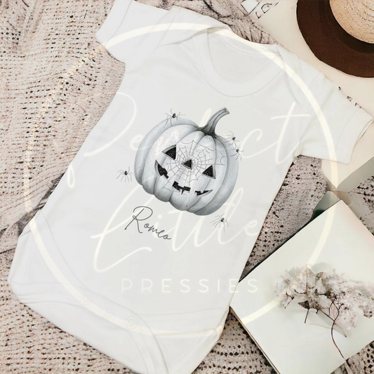 Halloween Spooky Pumpkin Baby Grow