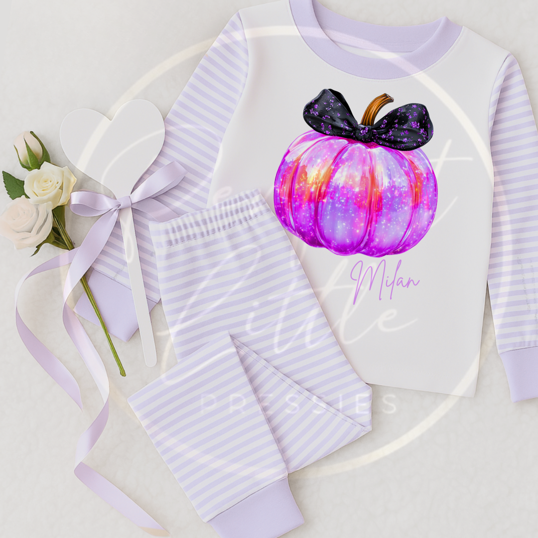 Halloween Kids Iridescent Pumpkin Pyjamas
