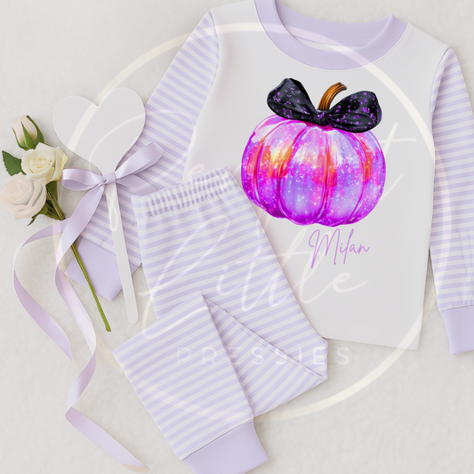 Halloween Kids Iridescent Pumpkin Pyjamas