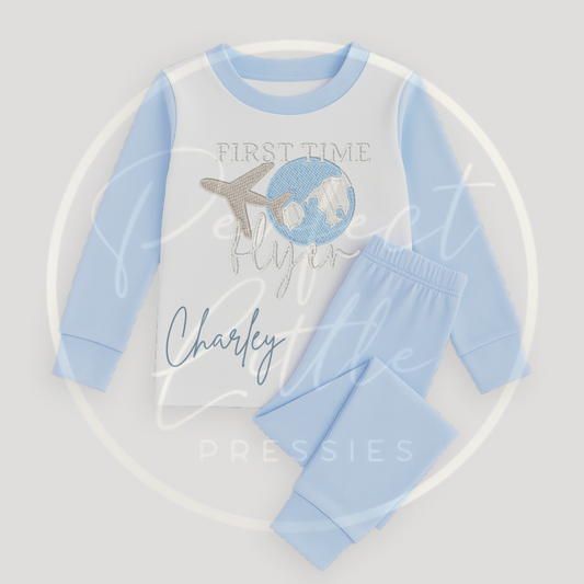 Kids Blue First Time Flying Pyjamas