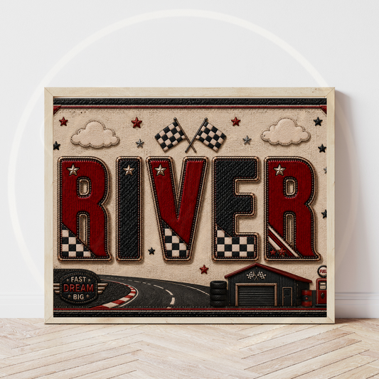 Custom Print - Motocross Name