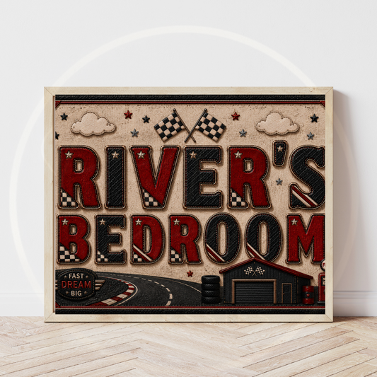 Custom Print - Motocross Bedroom