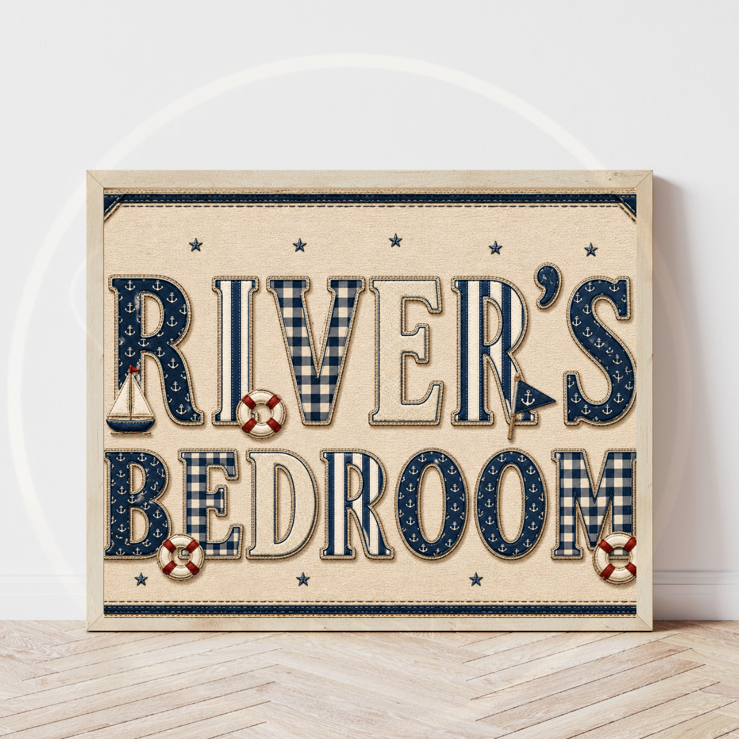 Custom Print - Little Sailor Bedroom
