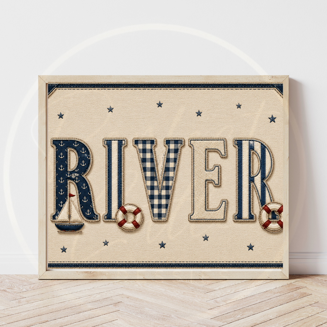 Custom Print - Little Sailor Name
