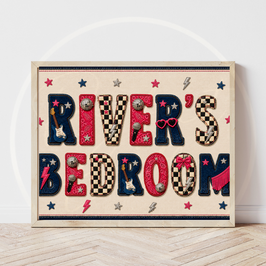 Custom Print - Festival Bedroom