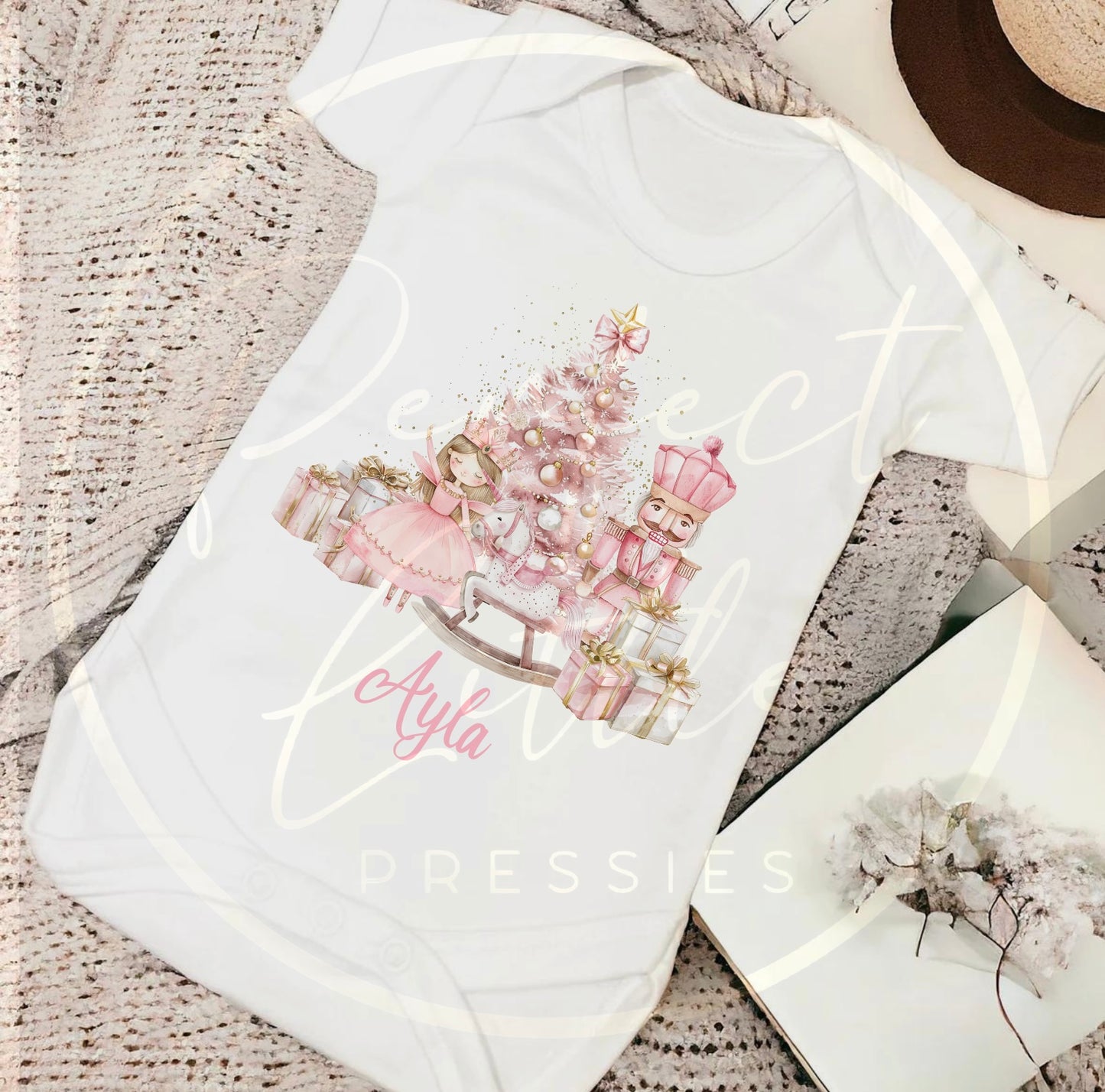 Christmas Baby Grow - Ballerina Nutcracker Scene