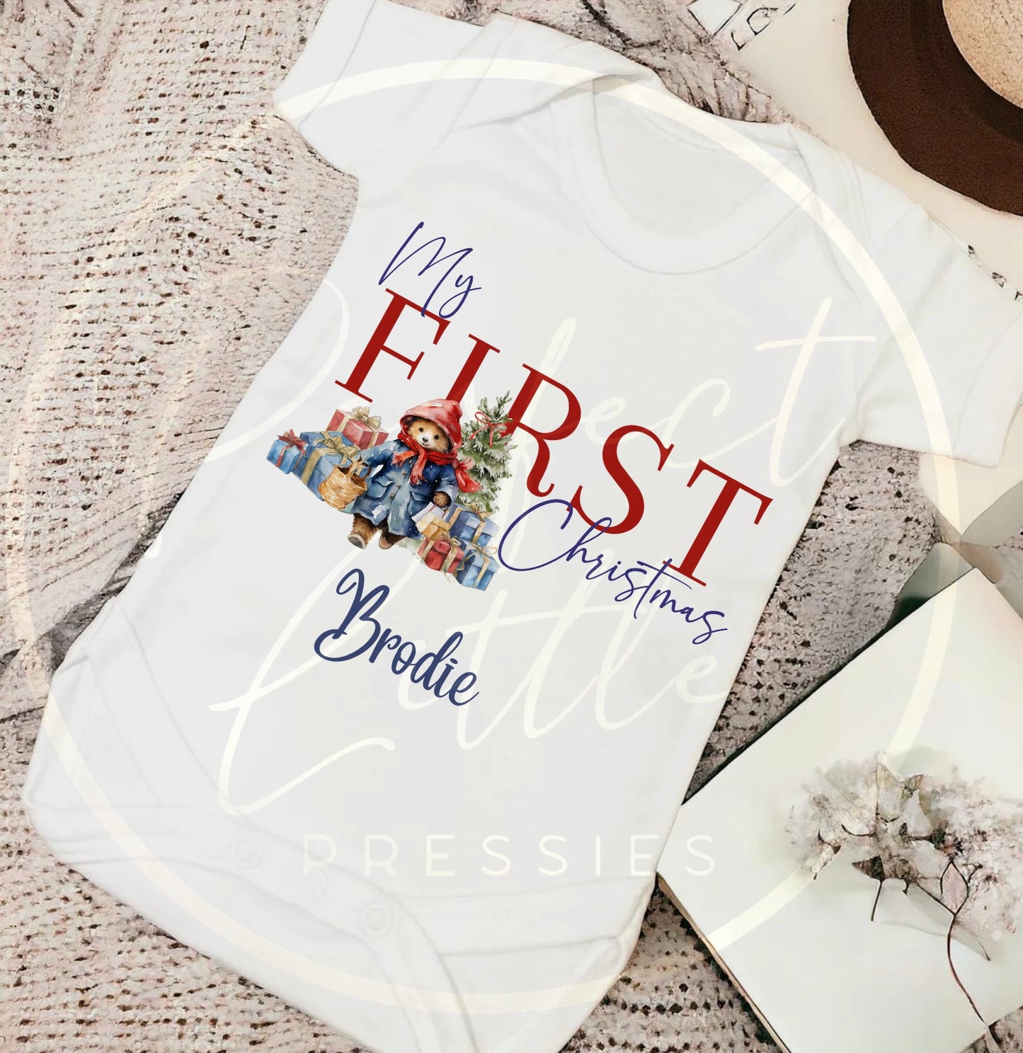 Christmas Baby Grow - 1st Christmas Classic Bear