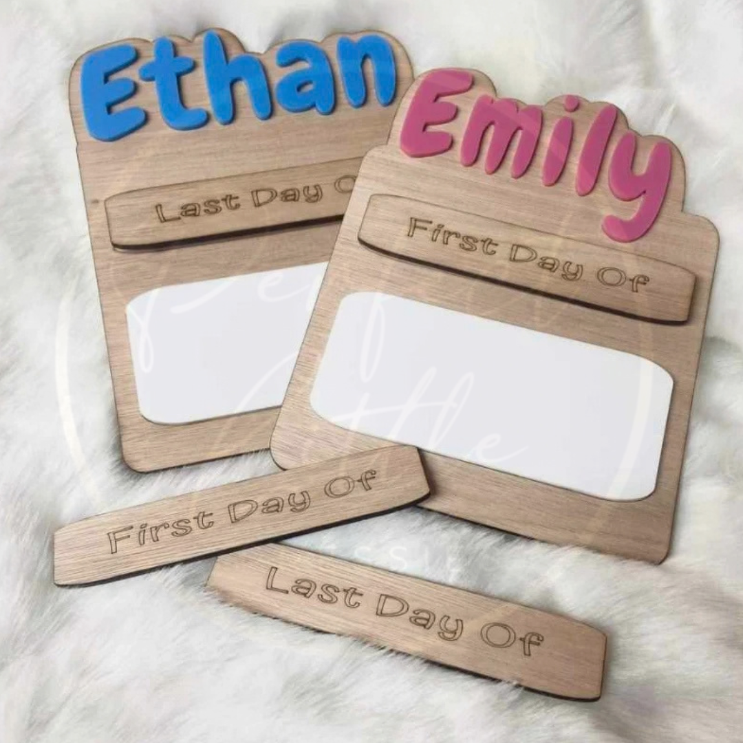Kids - First/Last Day Of Simple Board