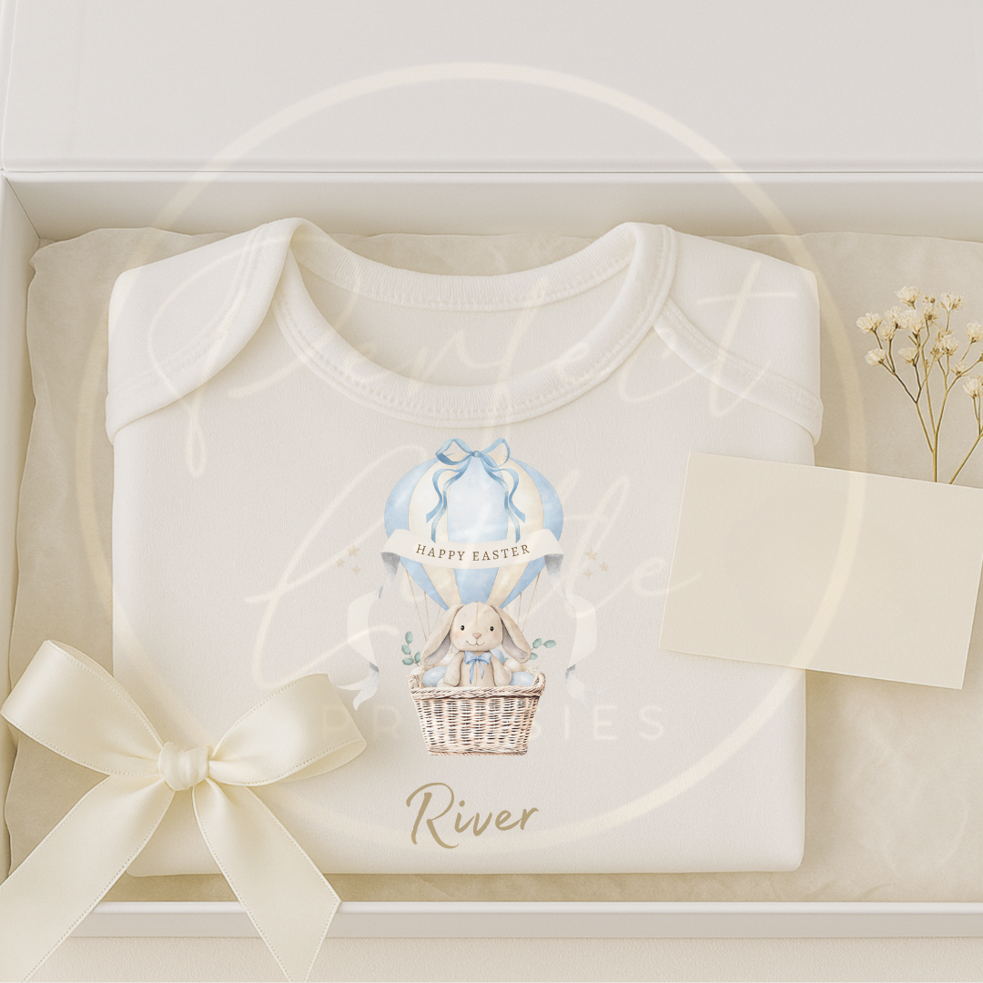 Easter - Hot Air Balloon Baby Grow