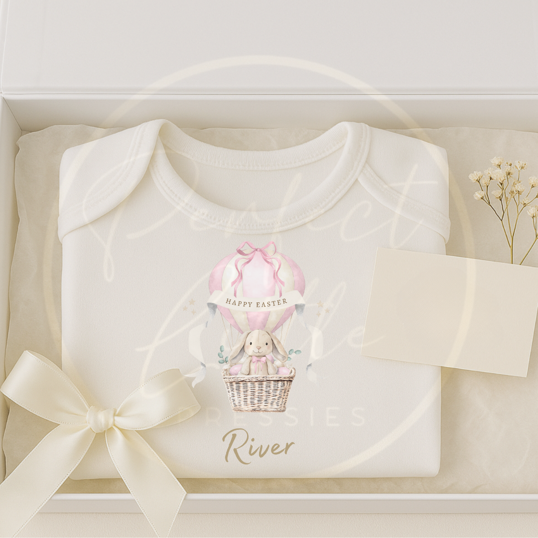 Easter - Hot Air Balloon Baby Grow